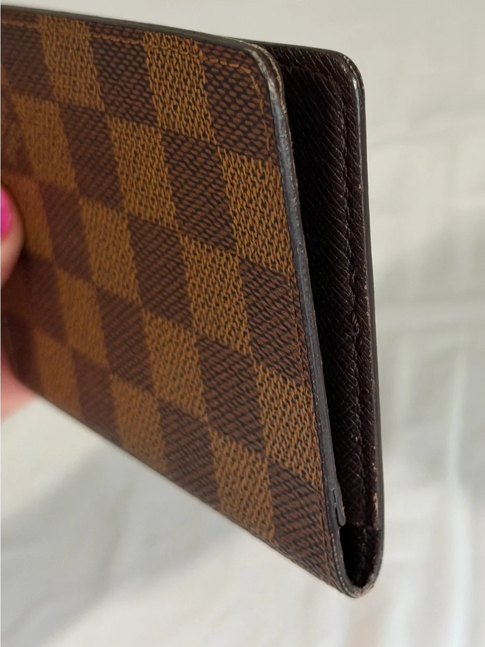 Louis Vuitton card holder in damier ebene